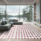 Gradient Dot Grid Composition Rug