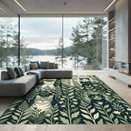 Enchanting Forest Cats Botanical Garden Rug