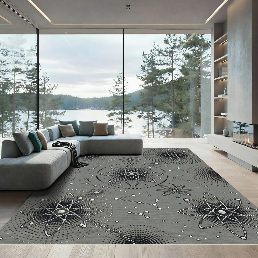 Monochromatic Atomic Starburst Galaxy Rug