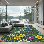 Busy Bee and Wildflower Meadow Rug