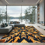 Golden Biscuit Arrow Tribal Collection Rug