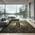 Intricate Celtic Tree of Life Rug