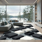 Monochromatic Geometric Box Grid Rug
