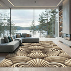 Tapestry Shell Wave Khaki Rug