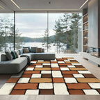 Textured Brick Wall Tonal Variety Rug