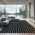Gradient Vertical Stripe Rug