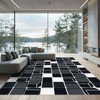 Monochromatic Cubed Illusion Rug