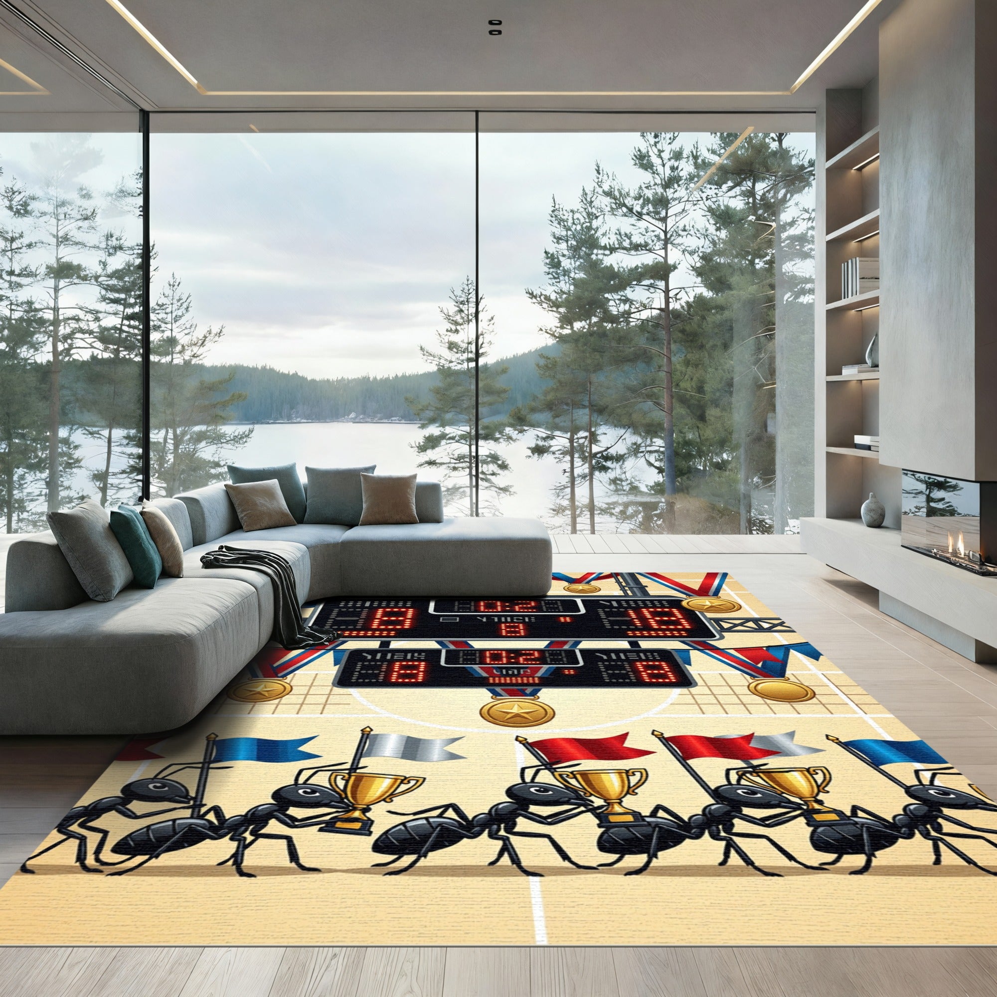 Victory Anthem Gold Medal Sport Rug
