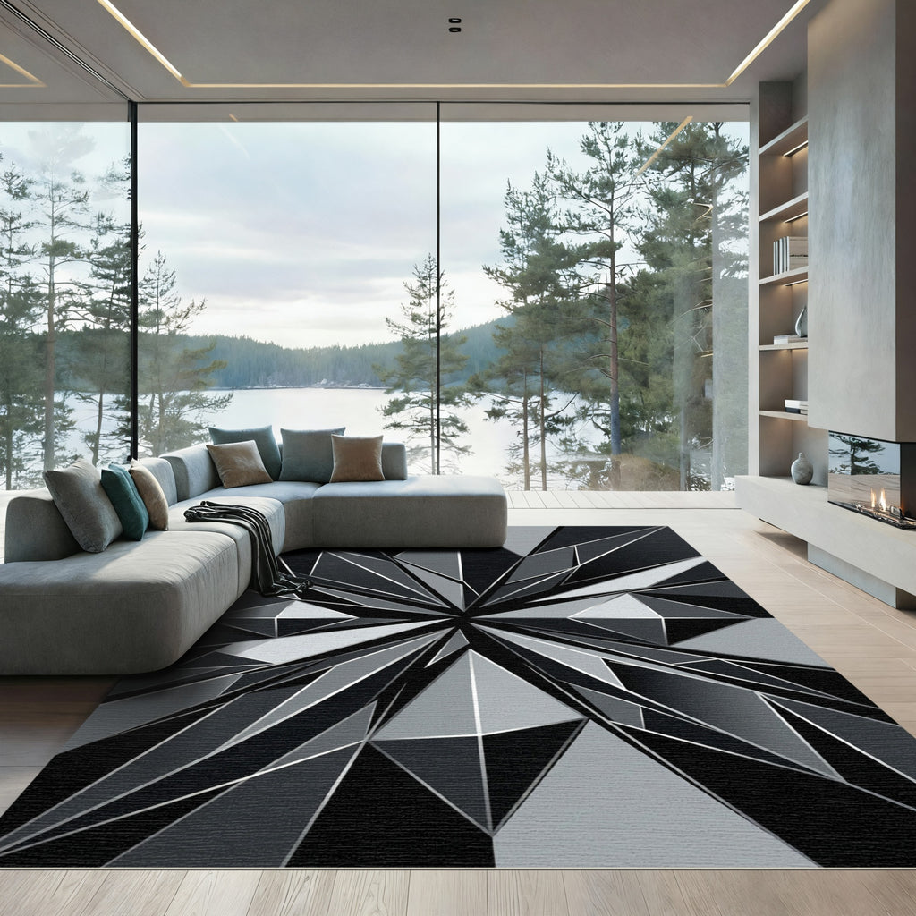 Monochromatic Geometric Facet Explosion Rug