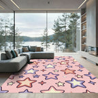 Pastel Starry Sky Seamless Rug