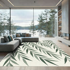 Sage Willow Botanical Foliage Wall Covering Rug