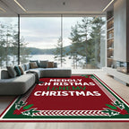 Merry Christmas Lonely Christmas Rug