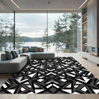 Monochromatic Geometric Fragmented Arrangement Rug