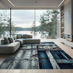 Grungy Concrete Urban Decay Rug