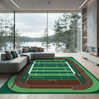 Athletic Field Track Stadium Rug