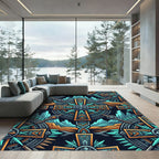 Ancient Sunstone Mountain Cross Rug