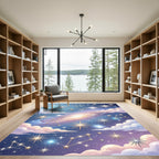 Cosmic Constellations And Starry Galaxy Rug