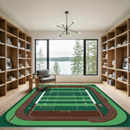 Athletic Field Track Stadium Rug