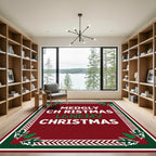 Merry Christmas Lonely Christmas Rug