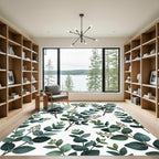 Eucalyptus Botanical Nature Vines Rug