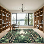 Vintage Garden Arch Trellis Ivy Rug