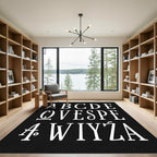 Classic White Alphabet Collection Rug