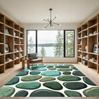 Oceanic Pebble Arrangement Rug