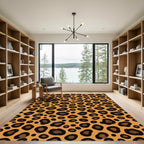 Bold Leopard Print Spotty Rug