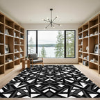 Monochromatic Geometric Fragmented Arrangement Rug