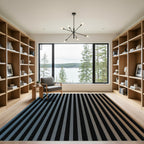 Gradient Vertical Stripe Rug