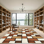 Textured Brick Wall Tonal Variety Rug