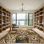 Majestic Gold Cheetah Savannah Portraits Rug