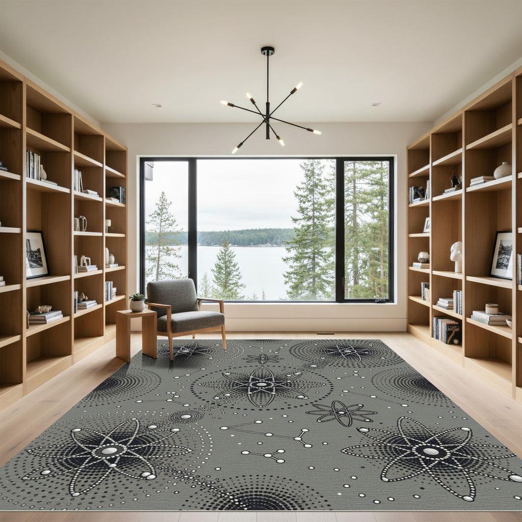 Monochromatic Atomic Starburst Galaxy Rug