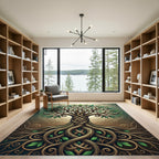 Intricate Celtic Tree of Life Rug