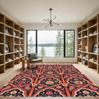 Ornate Floral Paisley Arch Composition Rug