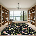 Vintage Rose Garden Floral Medley Rug