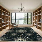 Art Deco Starburst Radiant Bloom Rug