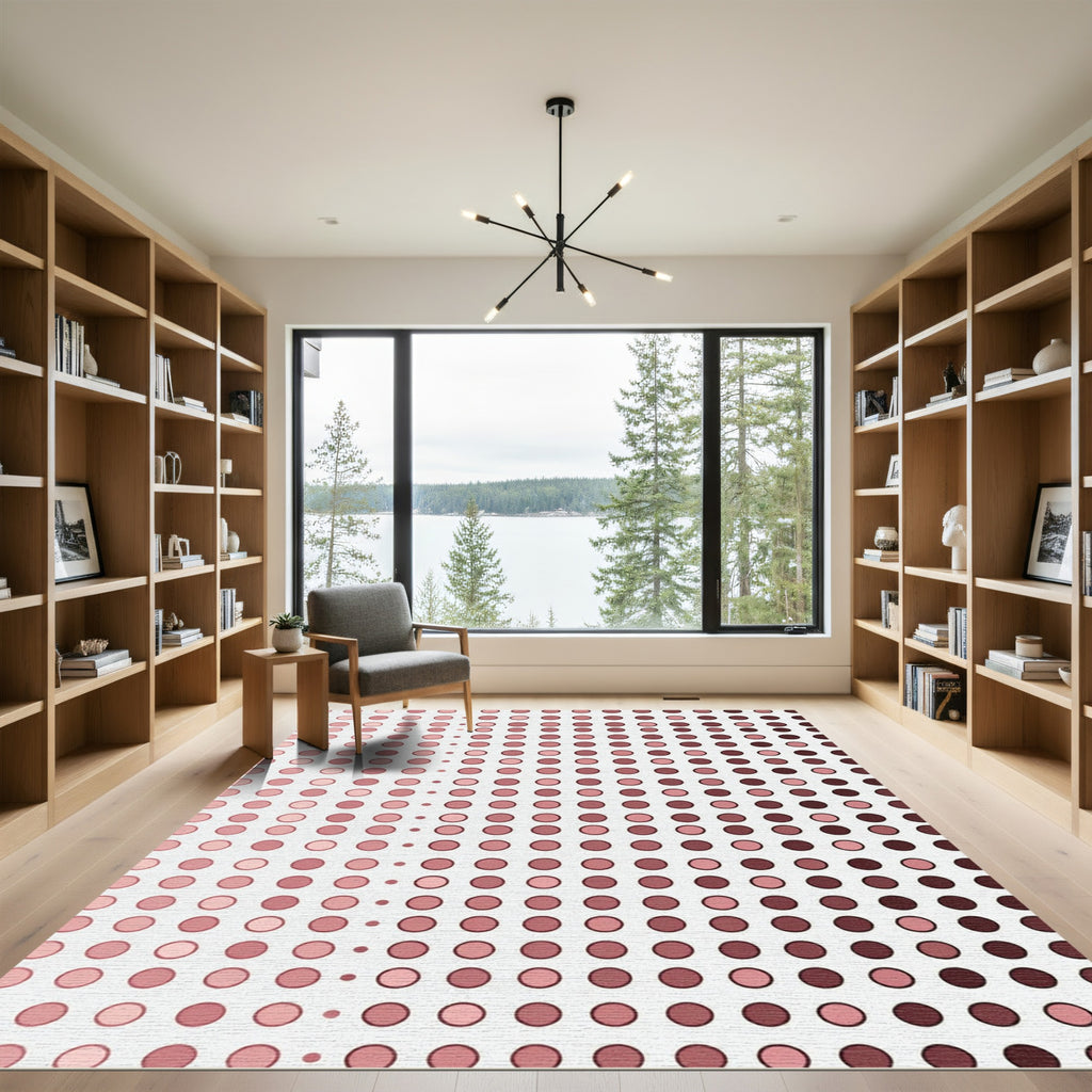 Gradient Dot Grid Composition Rug
