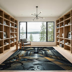 Urban Grunge Tunnel Corridor Rug