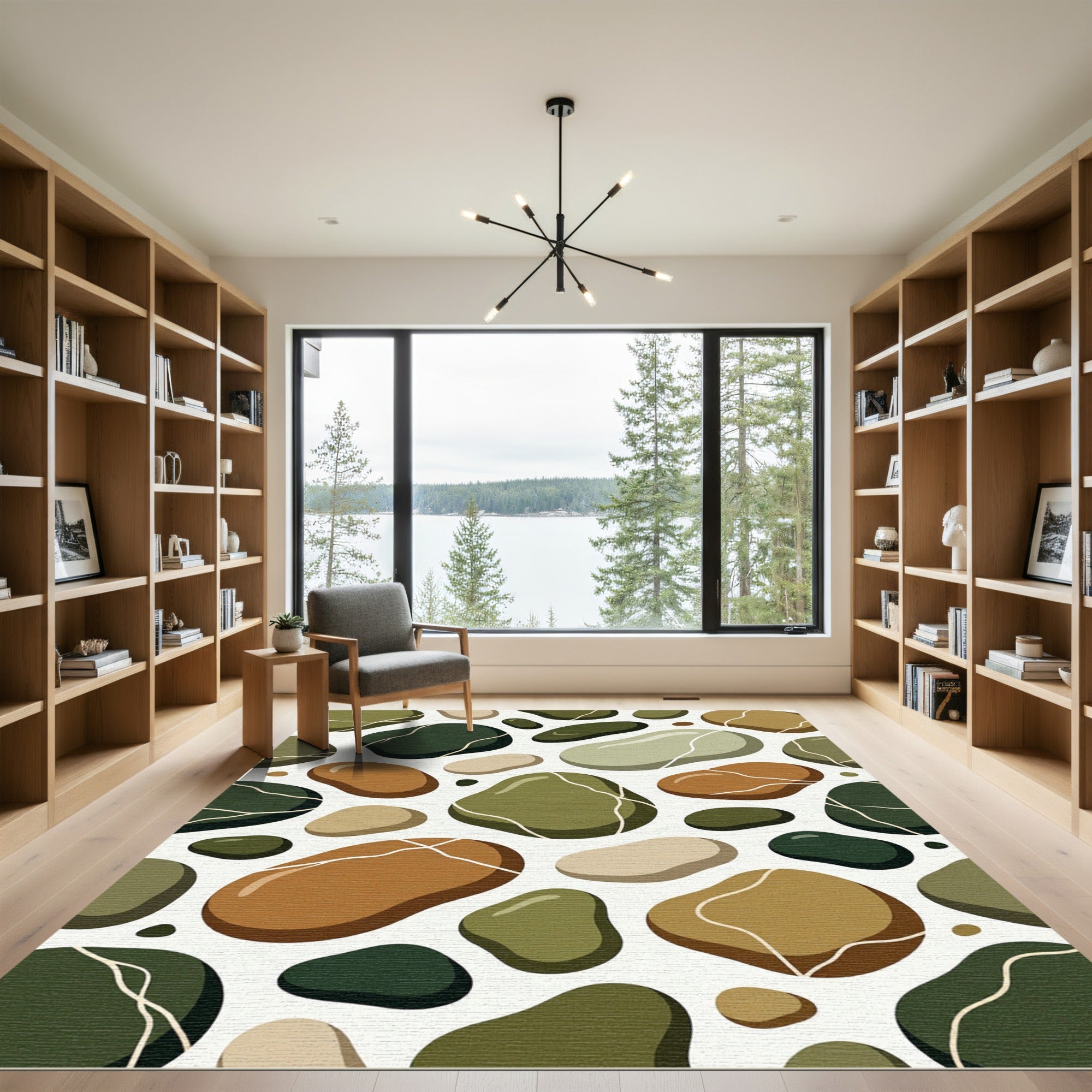 Earthy Tones Pebble Medley Rug
