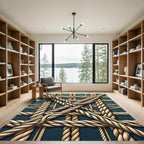 Woven Natural Rope Lattice Area Rug