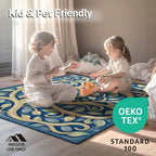 Evergreen Forest Clearing Illustration Rug