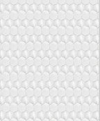 Geometric White Textured Hexagon Rug