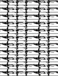 Bold Black White Horizontal Stripes Rug