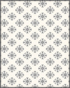 Ivory Gray Floral Medallion Repeat Rug