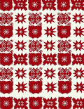Crimson Medallion Star Array Rug