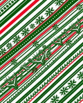 Diagonal Green Red White Nature Stripes Rug