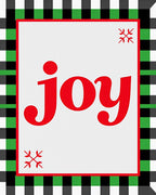 Red Joy Buffalo Check Border Rug