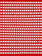 Crimson White Interlocking Geometric Rug