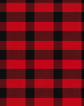 Classic Red Black Buffalo Check Plaid Rug